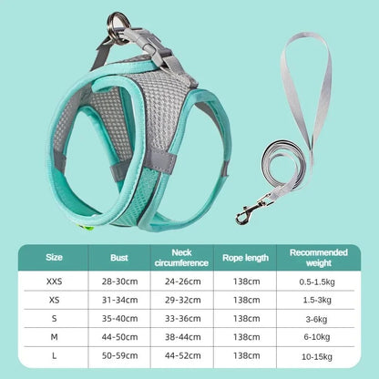 Safety Harness with Rope for Pets