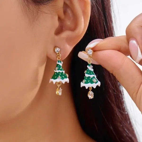Exquisite Christmas Earrings