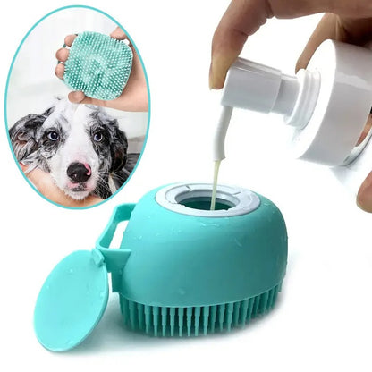 Soft Silicone Pet Bath Massage Brush