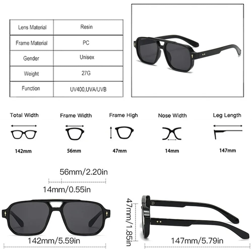 Double Bridges Sunglasses