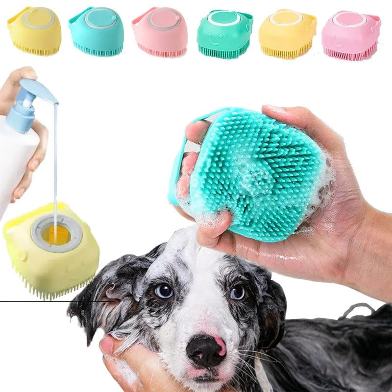 Soft Silicone Pet Bath Massage Brush