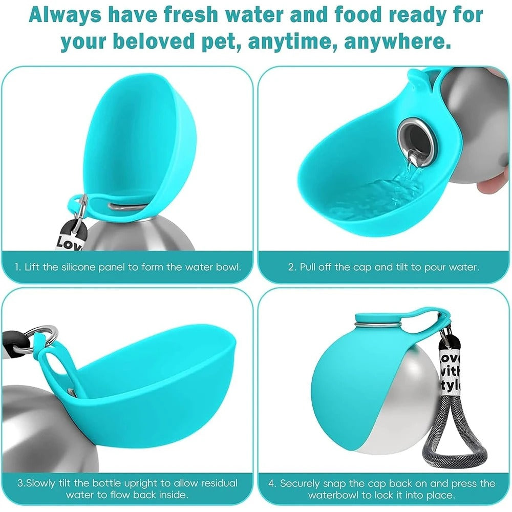 Portable Water Canteen For Pets